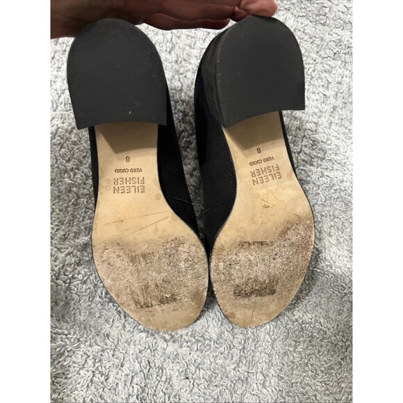 Eileen Fisher Vero CUOIO Ankle Suede Leather boots size 8 - Picture 9 of 11